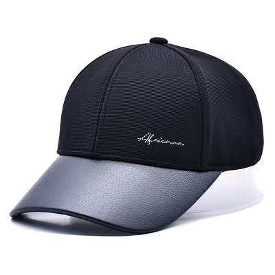 Structured 6 Panel Baseball Cap Met 2 Oogjes En Kleur Aanpasbare Naadlijn