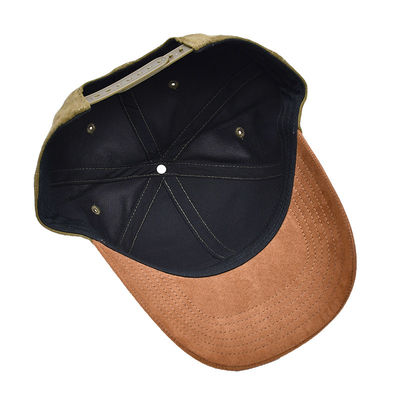 Laagste kroon 6-paneel honkbalhoed met plastic boei aangepast snapback cap