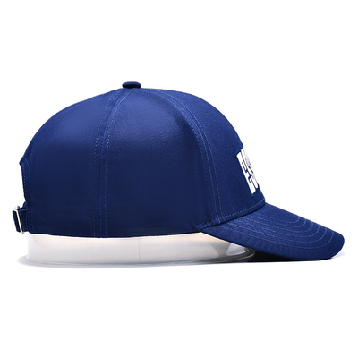 Custom High Quality 6 Panels Baseball Hoed Met Flat Embroidery Logo Matching Stoffen Kleur