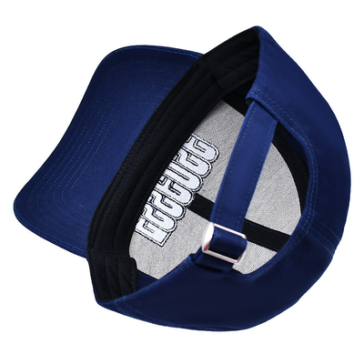 Custom High Quality 6 Panels Baseball Hoed Met Flat Embroidery Logo Matching Stoffen Kleur