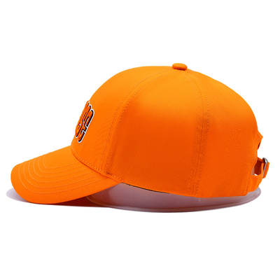 Middenkroon 6 Panel Baseball Cap Aanpasbare Verfraaiing 3D Borduur Logo