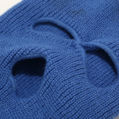 Volledig gezichtsbedekking Drie-holes gebreide maskers Hoed Balaclava Tactische fietsen Unisex caps