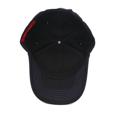 Gepersonaliseerde 5-paneel honkbalpet met 3D geborduurd logo en matching stof kleur steken