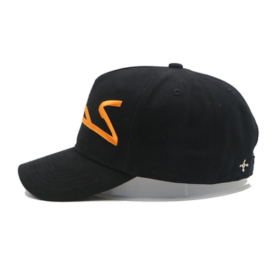 Gepersonaliseerde 5-paneel honkbalpet met 3D geborduurd logo en matching stof kleur steken