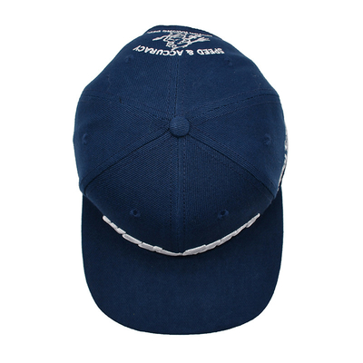 De katoenen Vlakke 3D Geborduurde Snapback Hoeden van Bill Gorras voor Mensen
