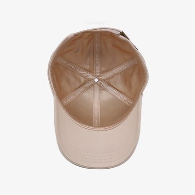 Profiel katoenen sweatband gebogen 6 panel honkbalpet met verstelbare riem