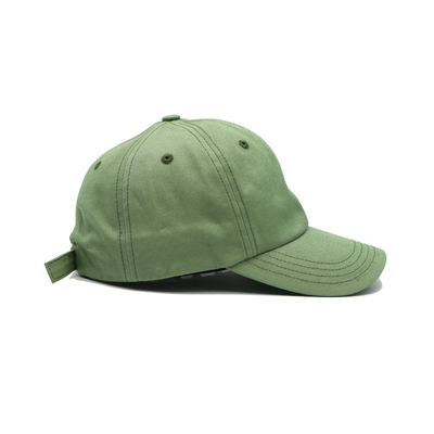 Kleur aanpassen Onstructureerde voorpaneel Katoen Baseball Cap Met Stof Matched Stiksels