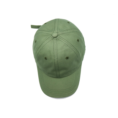 Kleur aanpassen Onstructureerde voorpaneel Katoen Baseball Cap Met Stof Matched Stiksels
