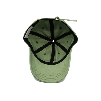Kleur aanpassen Onstructureerde voorpaneel Katoen Baseball Cap Met Stof Matched Stiksels