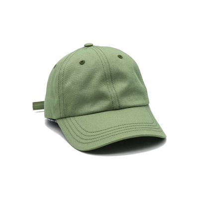 Kleur aanpassen Onstructureerde voorpaneel Katoen Baseball Cap Met Stof Matched Stiksels