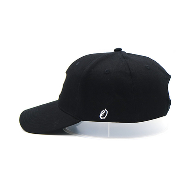 Verstelbaar bandprofiel 6 Panel Baseball Cap met gebogen visor en versterkte naden