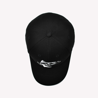 Versterkte naden Gekrompen zicht Cotton Baseball Cap Onstructureerde stijl