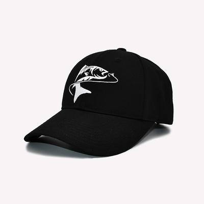 Versterkte naden Gekrompen zicht Cotton Baseball Cap Onstructureerde stijl