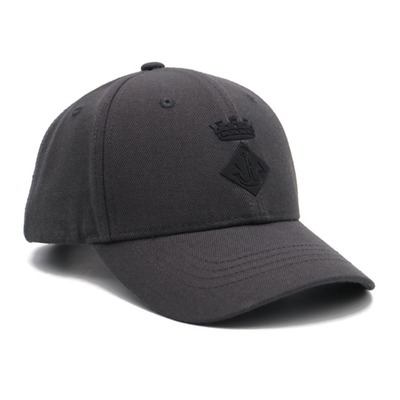 Aanpassen katoen 6 panel honkbal pet met gestructureerde vorm met borduur logo