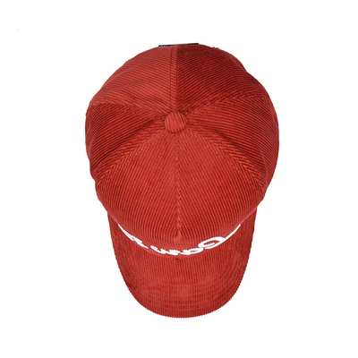 Verstelbare band 5 panel honkbalkap met versterkte naden en gebogen visor