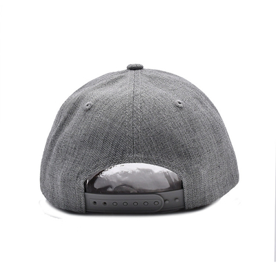 Suede 6 Panel Baseball Cap Met Kleuren Matching Naadjes En Versterkte Naadjes