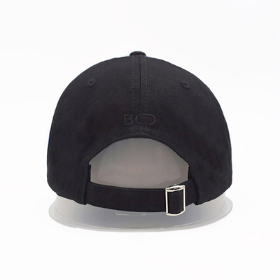 Gepersonaliseerde onstructuurprofiel honkbalpet met katoenen sweatband en matching stoffen steken