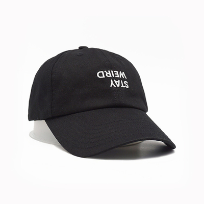 Gepersonaliseerde onstructuurprofiel honkbalpet met katoenen sweatband en matching stoffen steken