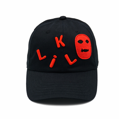 Profiel Onconstrueerd 6 Panel Baseball Cap Met Aanpasbare Kleur En Versterkte Naadjes