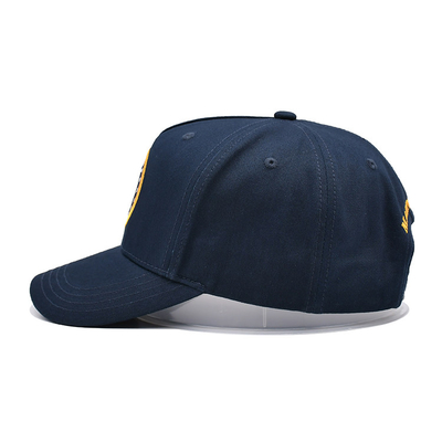Gebouwd 5 panel honkbalpet met overeenkomende hechtingen Versterkte naden Zachte zweetband
