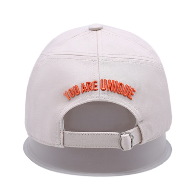 Custom Full Seasons Baseball Cap Factory Witte Baseball Cap met gedetailleerd vakmanschap