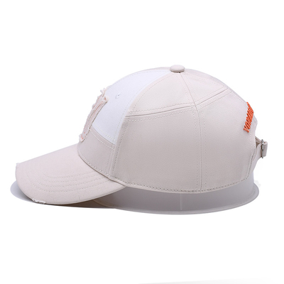 Custom Full Seasons Baseball Cap Factory Witte Baseball Cap met gedetailleerd vakmanschap