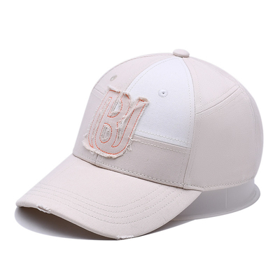 Custom Full Seasons Baseball Cap Factory Witte Baseball Cap met gedetailleerd vakmanschap