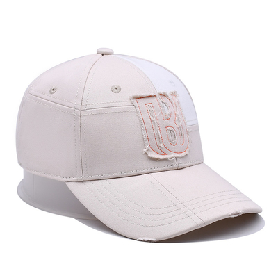 Custom Full Seasons Baseball Cap Factory Witte Baseball Cap met gedetailleerd vakmanschap