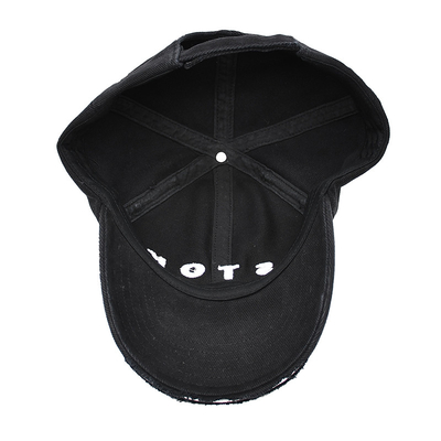 Boog visor 6 Panel Baseball Cap Aanpassen van uw stijl met katoen met nood