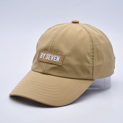 Kwaliteit Fabriek Professionele 6 Panels Baseball Cap Productie Met Rubber Patch