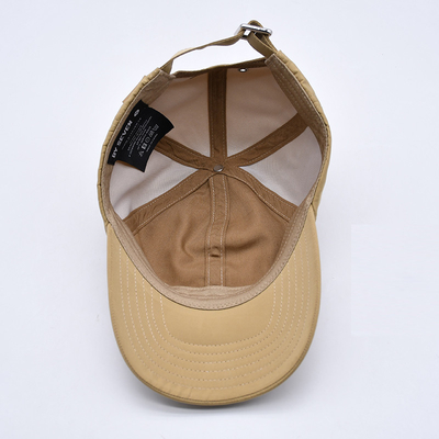 Kwaliteit Fabriek Professionele 6 Panels Baseball Cap Productie Met Rubber Patch