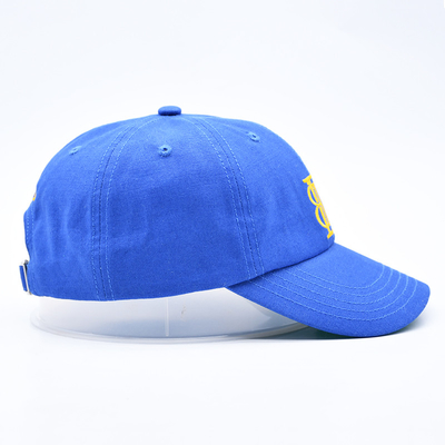 Gepersonaliseerd geborduurd logo ongestructureerd 6-paneel honkbalpet met gebogen visor