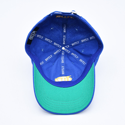 Gepersonaliseerd geborduurd logo ongestructureerd 6-paneel honkbalpet met gebogen visor