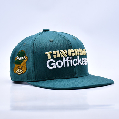 3D borduur logo stijlvolle kwaliteit 6 panelen snapback hoed warm te koop