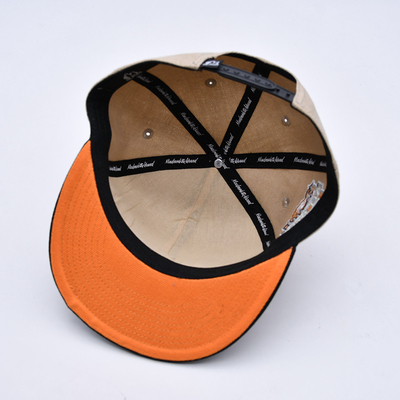 Borduurwerk Gepersonaliseerd Logo Lichte Snapback Caps voor aangepaste vereisten