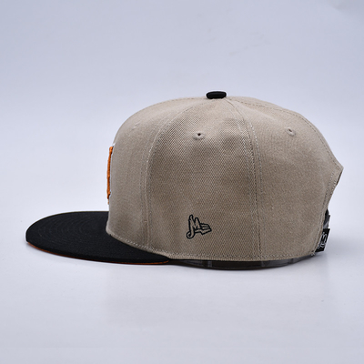 Borduurwerk Gepersonaliseerd Logo Lichte Snapback Caps voor aangepaste vereisten
