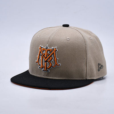 Borduurwerk Gepersonaliseerd Logo Lichte Snapback Caps voor aangepaste vereisten