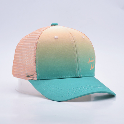 fabrieksprijs zes paneel geconstrueerd trucker honkbal pet match de stof kleur