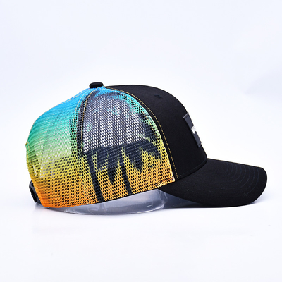 High-Performance 6 Panel Trucker Cap voor actieve levensstijl