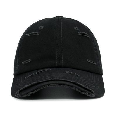 Warm verkoopt 6 Panel Baseball Cap Cool Zwarte sport hoeden Unisex