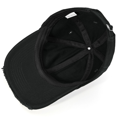 Warm verkoopt 6 Panel Baseball Cap Cool Zwarte sport hoeden Unisex
