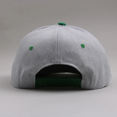 Grote vrijetijdshoeden vrijetijdshoeden met 6 panelen platte rand snapback hoed voor buitenactiviteiten