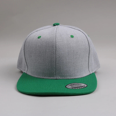 Grote vrijetijdshoeden vrijetijdshoeden met 6 panelen platte rand snapback hoed voor buitenactiviteiten