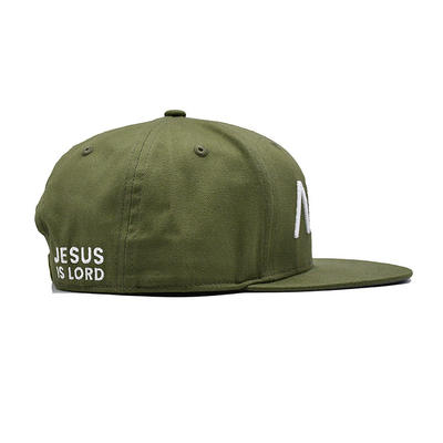 Gepersonaliseerd logo geborduurde snapback hoed met licht katoen