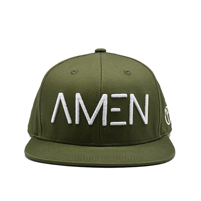 Gepersonaliseerd logo geborduurde snapback hoed met licht katoen