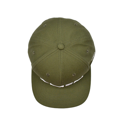 Gepersonaliseerd logo geborduurde snapback hoed met licht katoen