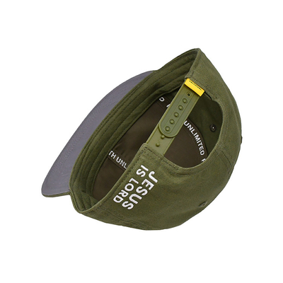 Gepersonaliseerd logo geborduurde snapback hoed met licht katoen