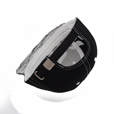 Ultra ademend unisex snapback hoed met duurzame katoenen kroon