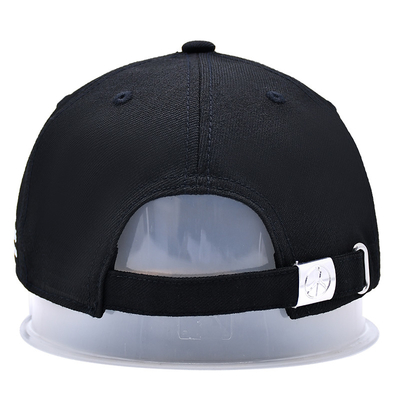 Geborduurde gestructureerde snapbackhoeden met plat visor katoenen weefsel en inwendige tape printing
