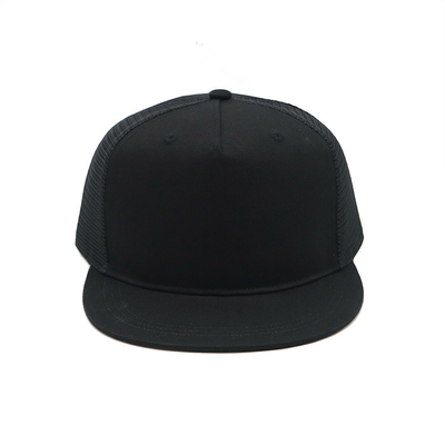 Unisex Custom 5 Panel Cotton Trucker Cap kan uw logo aanpassen
